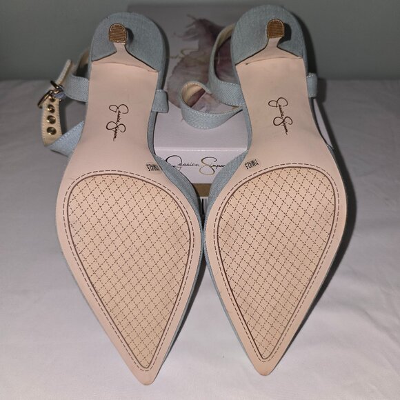 Jessica Simpson Miliny Pump, Lt Blue Denim, Women's Size 11M, New with Box - Picture 6 of 9